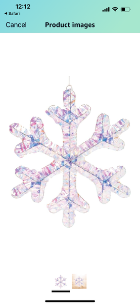 Iridescent Snowflake