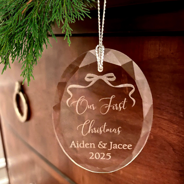 Personalized First Christmas Ornament