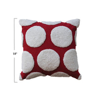 Tufted Dots Pillow