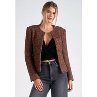 Brown Structured Jacket