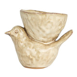 Stoneware Bowl w/Bird