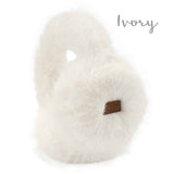 Solid Color Long Fur Winter Earmuff