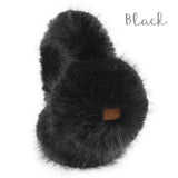 Solid Color Long Fur Winter Earmuff