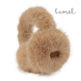 Solid Color Long Fur Winter Earmuff