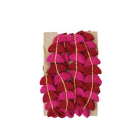 Red and magenta garland