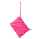 Charlotte Woven Crossbody Fuschia