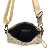 Charlotte Woven Crossbody/Gold