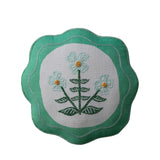 Velvet Scalloped Pillow