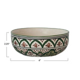 Hand Painted Stoneware Bowl