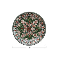 Hand Painted Stoneware Plate