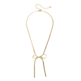 Looped Bow Necklace