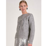 Sequin Bow Sweater