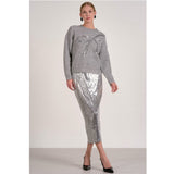 Sequin Bow Sweater