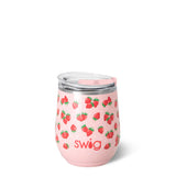SWIG Strawberry Shortcake Stemless Wine
