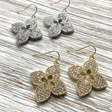Quatrefoil clover designer style jewelry boutique trendy 