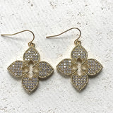 Quatrefoil clover designer style jewelry boutique trendy 