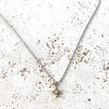 Tiny cross necklace