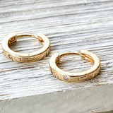 Huggie hoop earrings