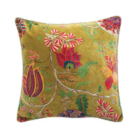 20" Square Cotton Blend Velvet Printed Pillow (Each Will Vary)