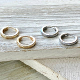 Huggie hoop earrings