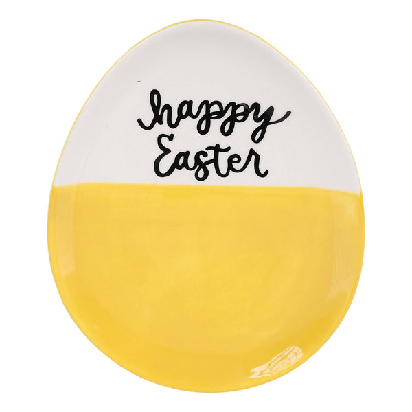 Yellow Easter Egg Plate