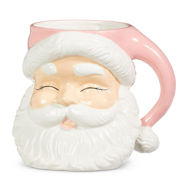 8 Pink Santa Container