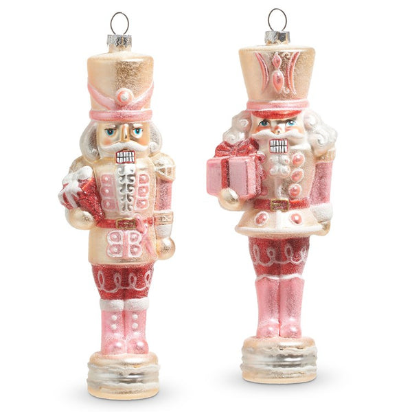 8 Glittered Nutcracker Ornament