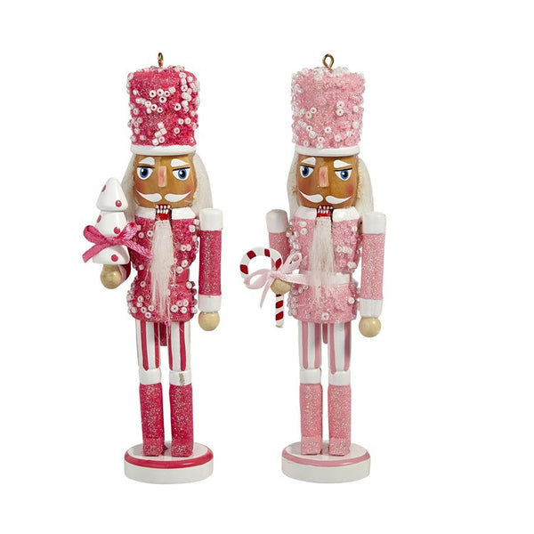 6 Pink Nutcracker Ornament