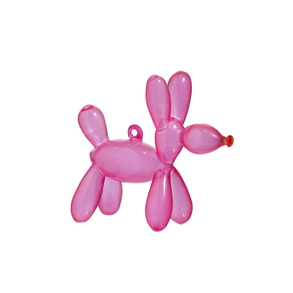 3.5 Pink Balloon Dog Ornament