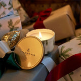 Frasier Fir Poured Candle Tin  Gold Lid