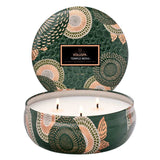 Temple Moss 3 Wick Tin