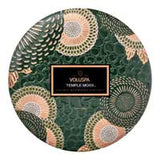 Temple Moss 3 Wick Tin