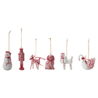 Resin Animal/Snowman/Nutcracker Ornament, 6 Styles ©