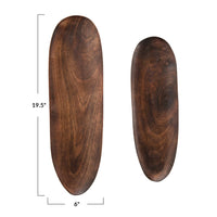 Lg Mango Wood Tray
