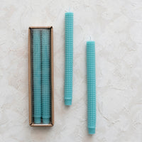 Hobnail Taper Candle up
